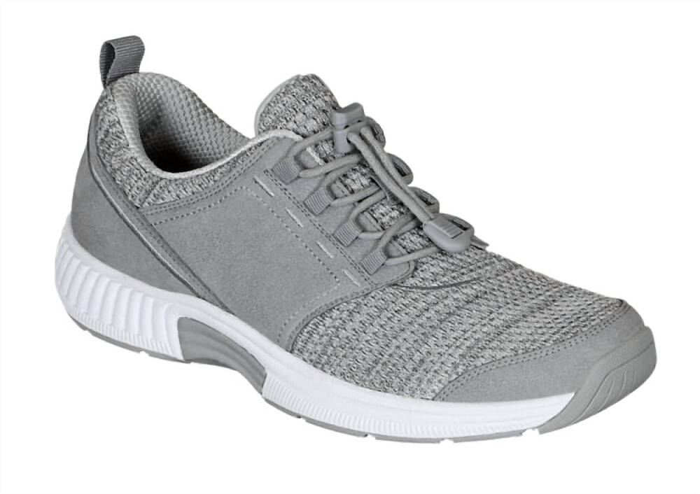 NEW ORTHOFEET women's francis orthopedic athletic shoe in gray
